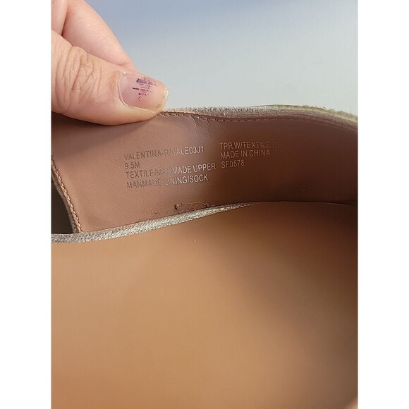 madden girl womens valentina silver rhinestone sling back mule size 9.5 - Picture 3 of 8